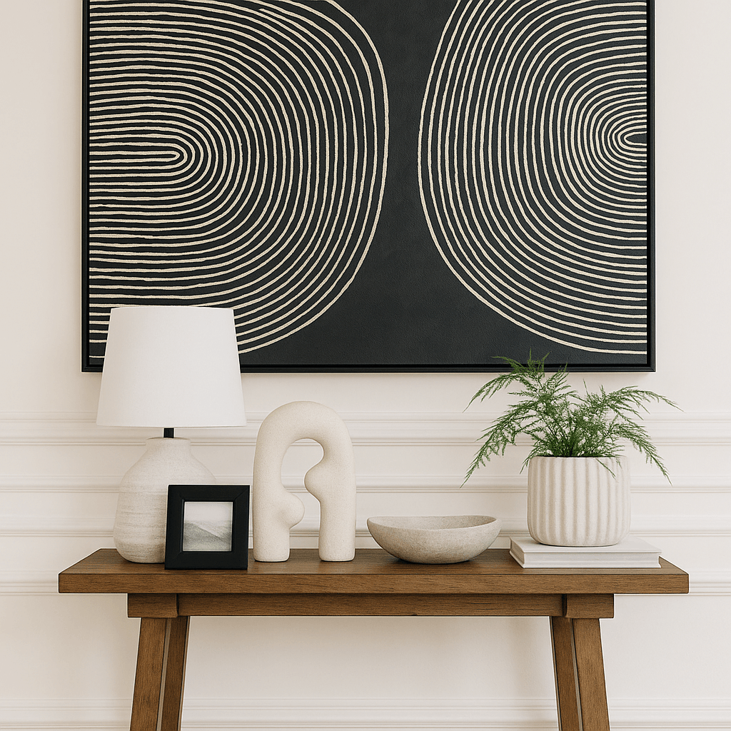 Adlan | Ceramic Abstract Sculpture Ivory - Mirra Interiors