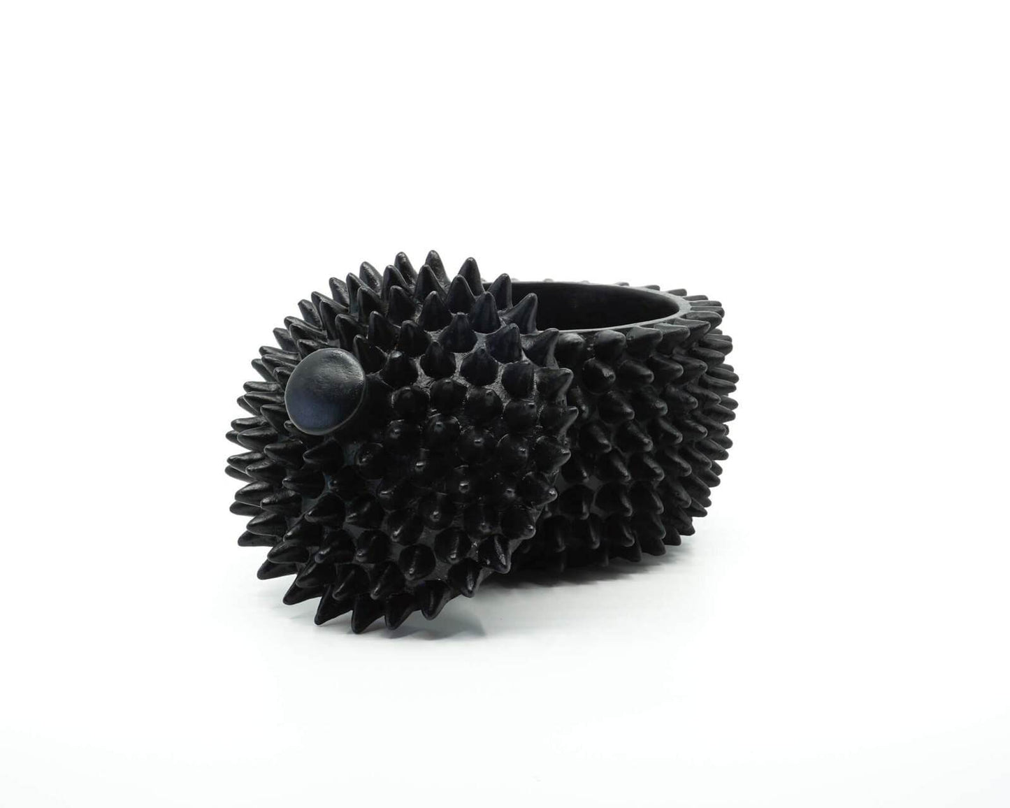Urchin | Spike Trinket Box Black (Large) - Mirra Interiors