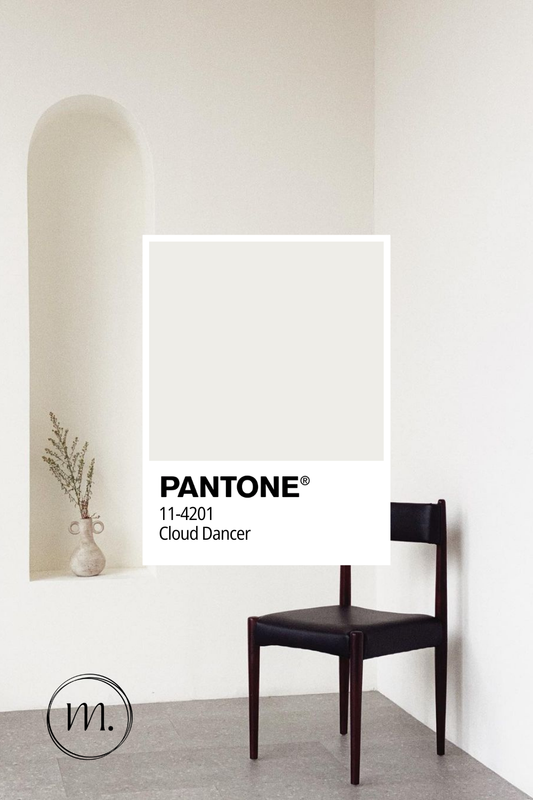 Pantone colour of the year 2026 Cloud Dancer Mirra Interiors