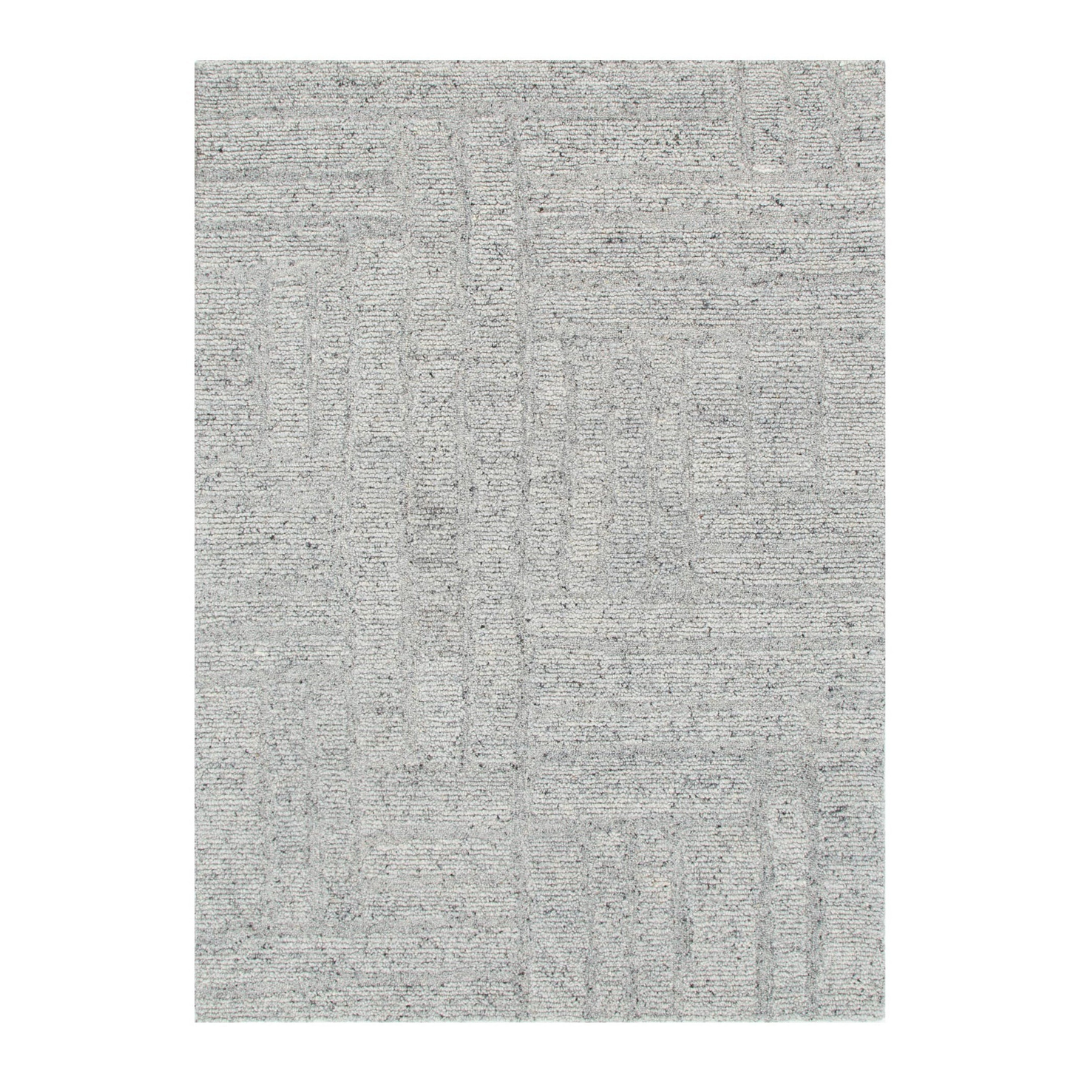 Soren Grey Modern Wool Rug