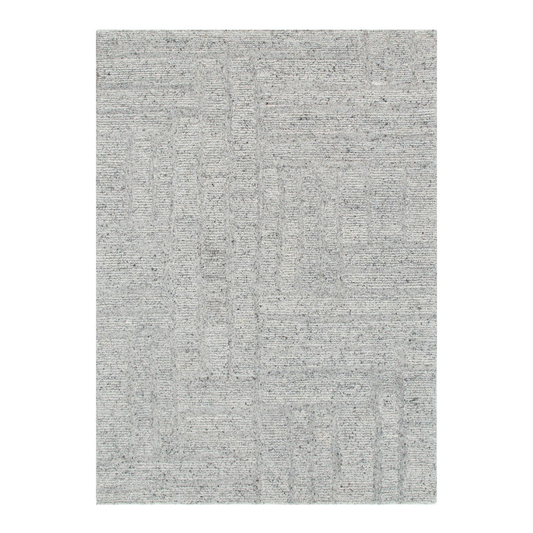 Soren Grey Modern Wool Rug