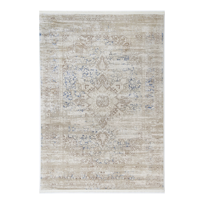 Bohemian | Paradise Medalion Rug - Beige & Blue