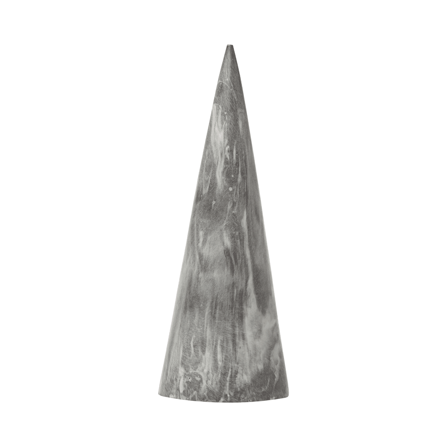Cone | Concrete Jewellery Holder Ink/Grey (Large) - Mirra Interiors