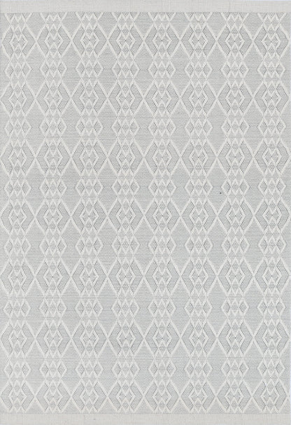 Copacabana | Diamond Wool-Blend Rug - Grey