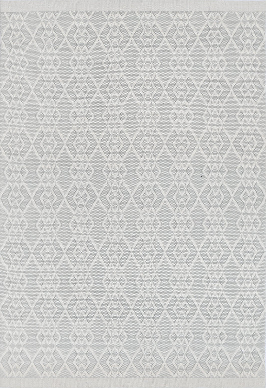 Copacabana | Diamond Wool-Blend Rug - Grey