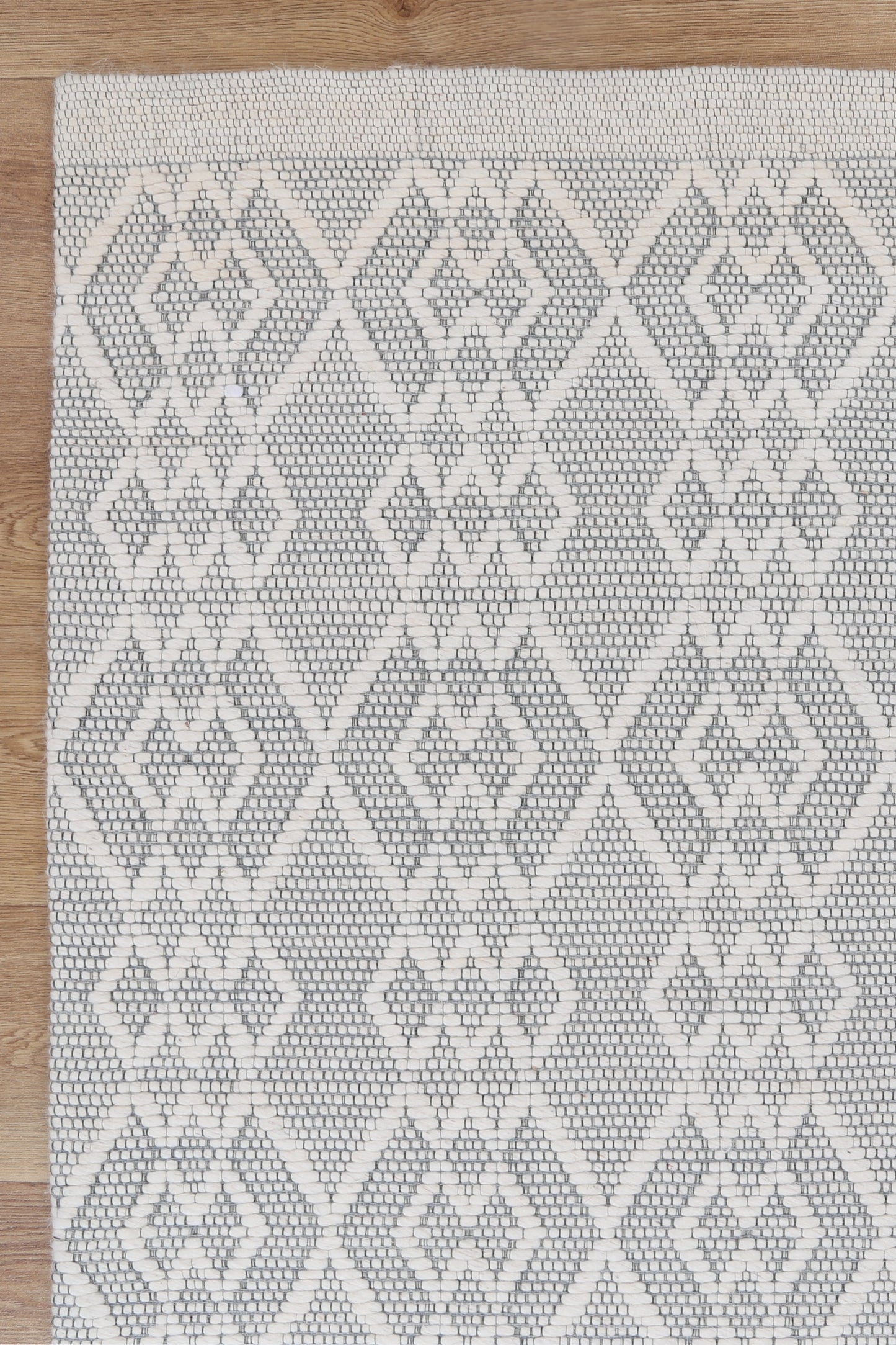 Copacabana | Diamond Wool-Blend Rug - Grey