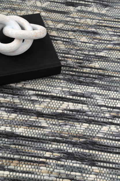 Copacabana | Diamond Wool-Blend Rug - Stone