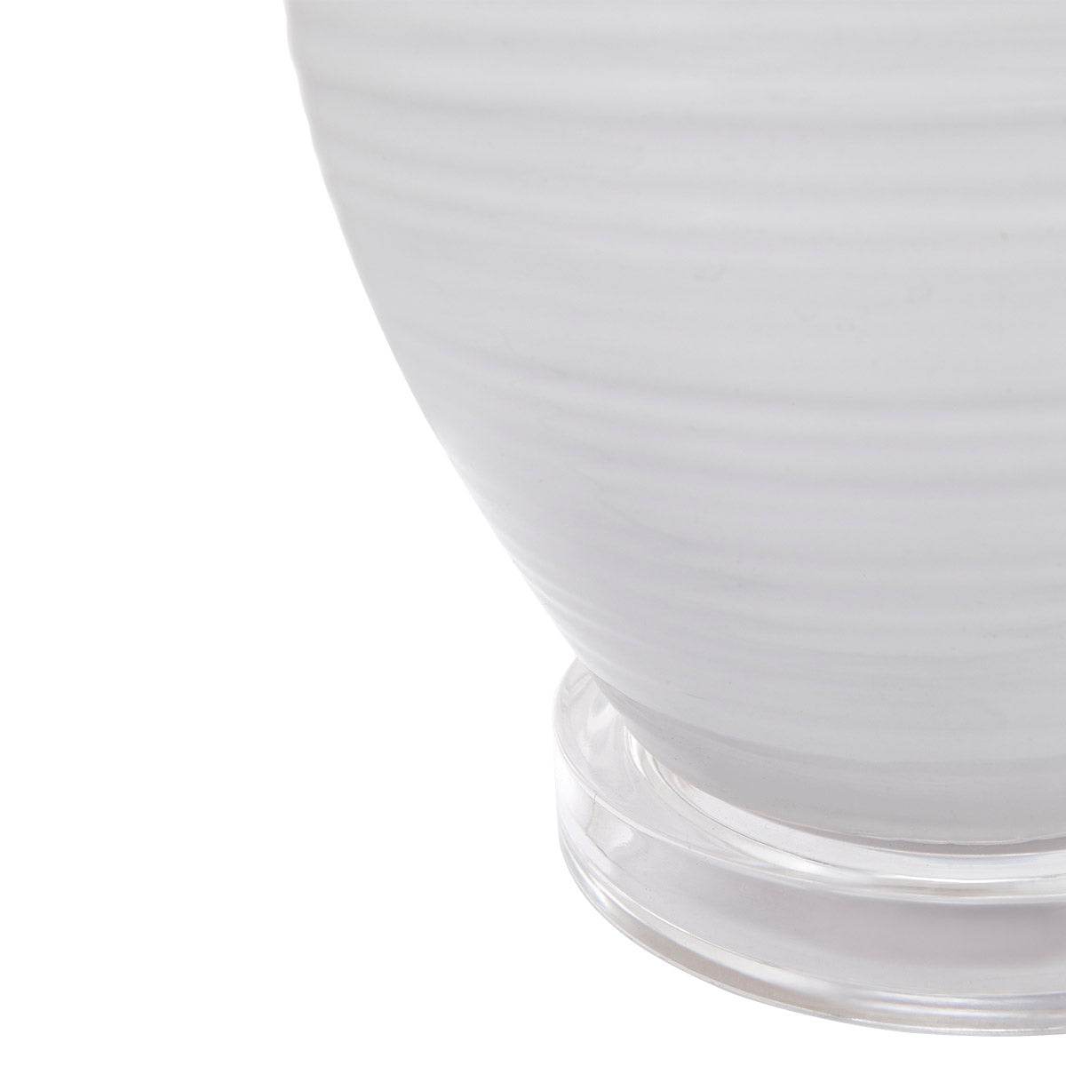 Bristol | Ceramic Table Lamp White - Mirra Interiors