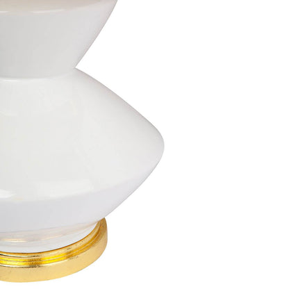 Beaumont | Ceramic Table Lamp White - Mirra Interiors