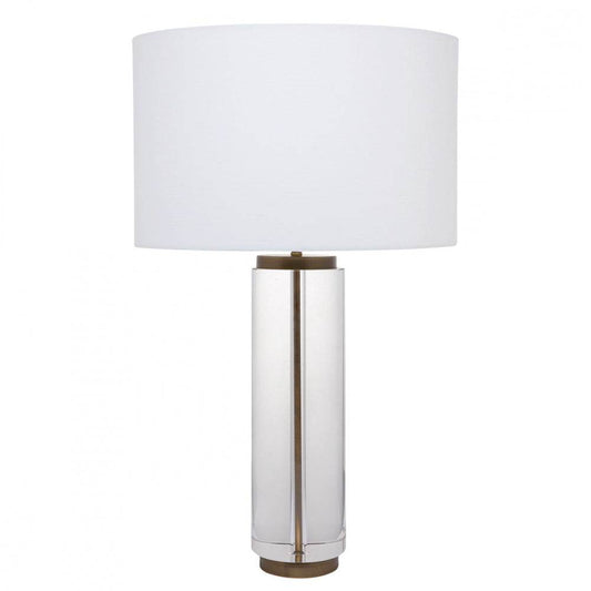Finley | Crystal Table Lamp Brass - Mirra Interiors