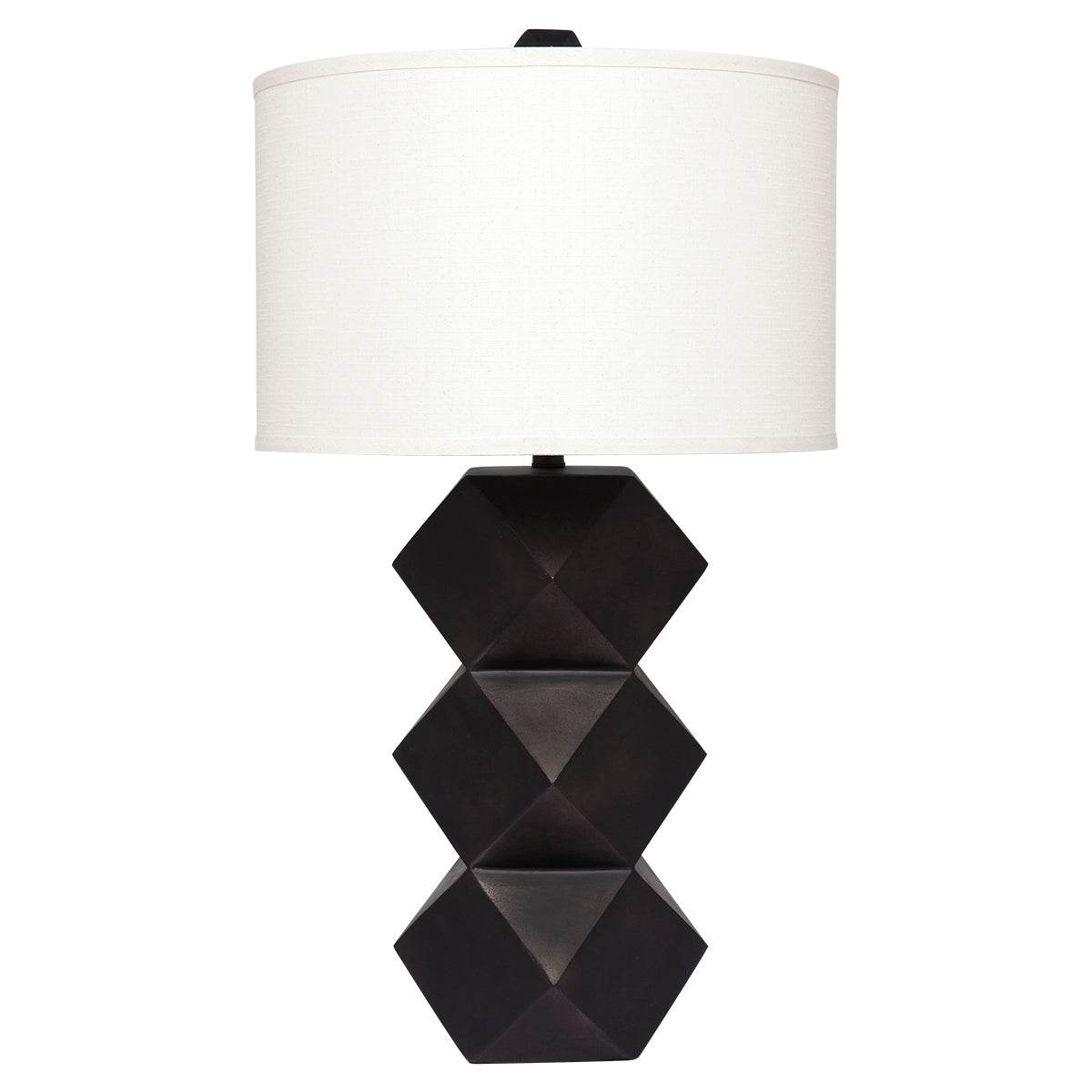 Bordeaux | Geometric Table Lamp Bronzed Black - Mirra Interiors
