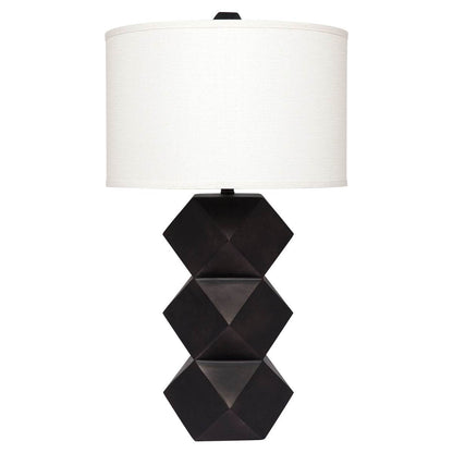 Bordeaux | Geometric Table Lamp Bronzed Black - Mirra Interiors