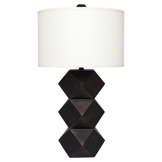 Bordeaux | Geometric Table Lamp Bronzed Black - Mirra Interiors