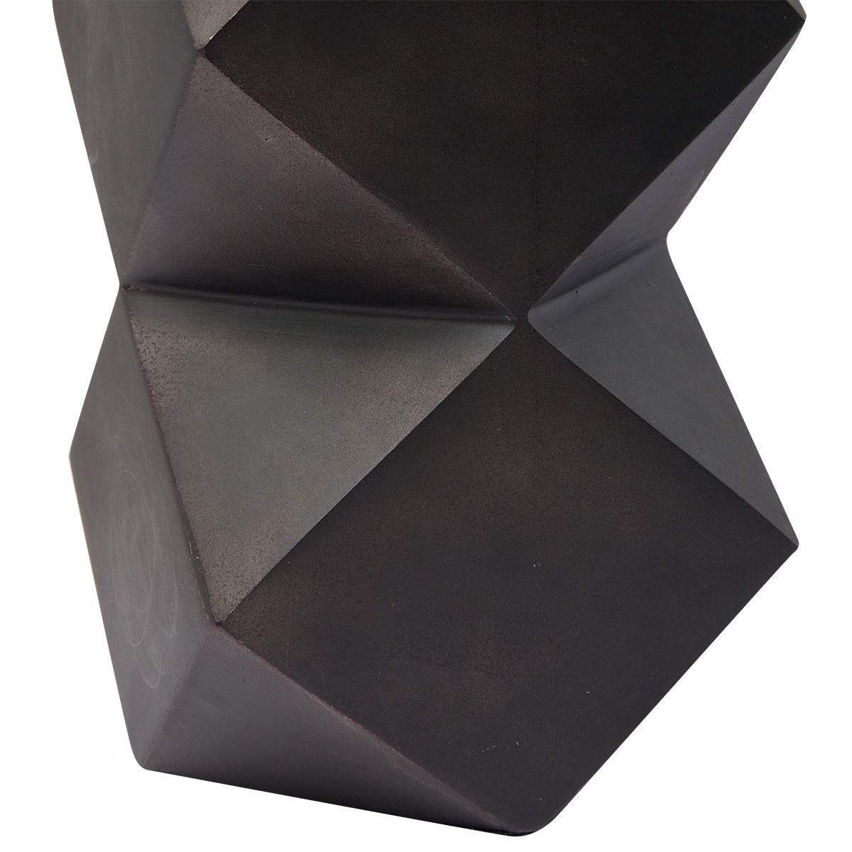 Bordeaux | Geometric Table Lamp Bronzed Black - Mirra Interiors