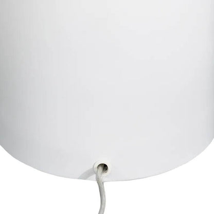 Larson | Metal Dome Table Lamp - White - Mirra Interiors