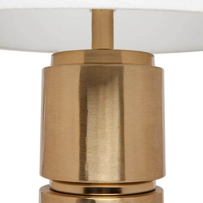 Brighton | Metal Table Lamp Gold - Mirra Interiors