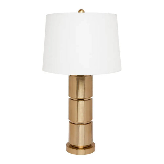 Brighton | Metal Table Lamp Gold - Mirra Interiors