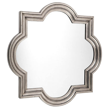 Mirabella | Wall Mirror Antique Silver (Large) - Mirra Interiors