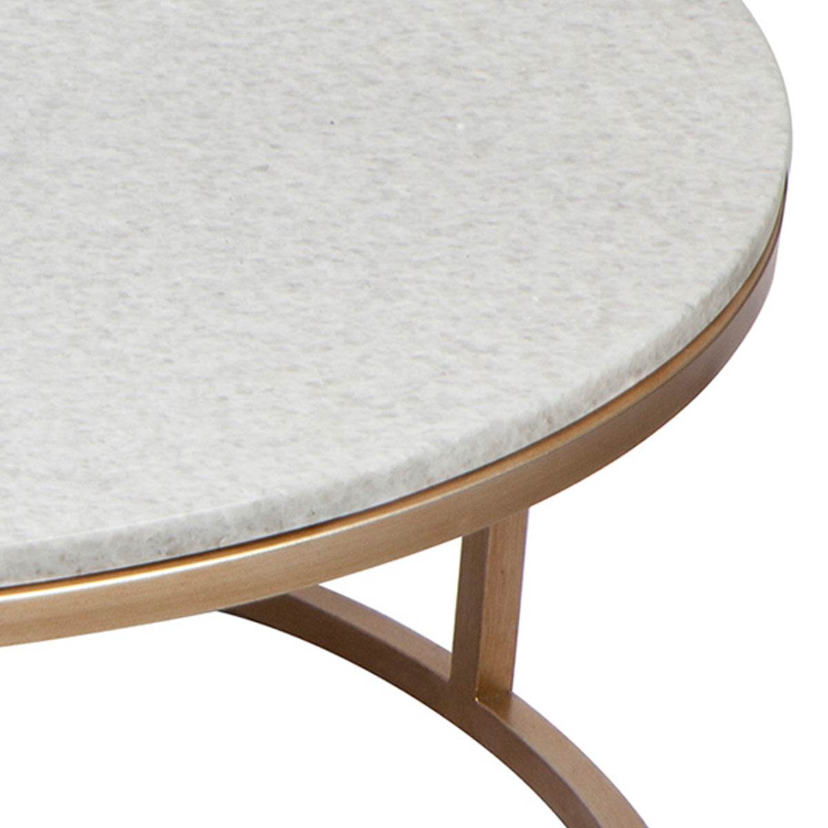 Cecilia | Nesting Stone Coffee Table Set Antique Gold - Mirra Interiors