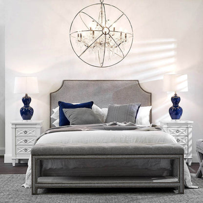 Hamden | Hamptons Bedside Table White (Small) - Mirra Interiors