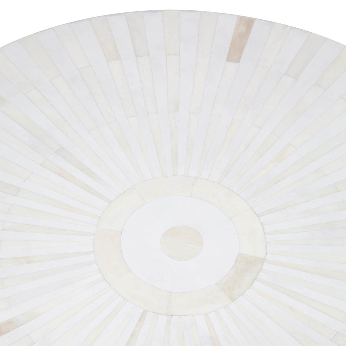 Marais | Bone Inlay Side Table Natural - Mirra Interiors