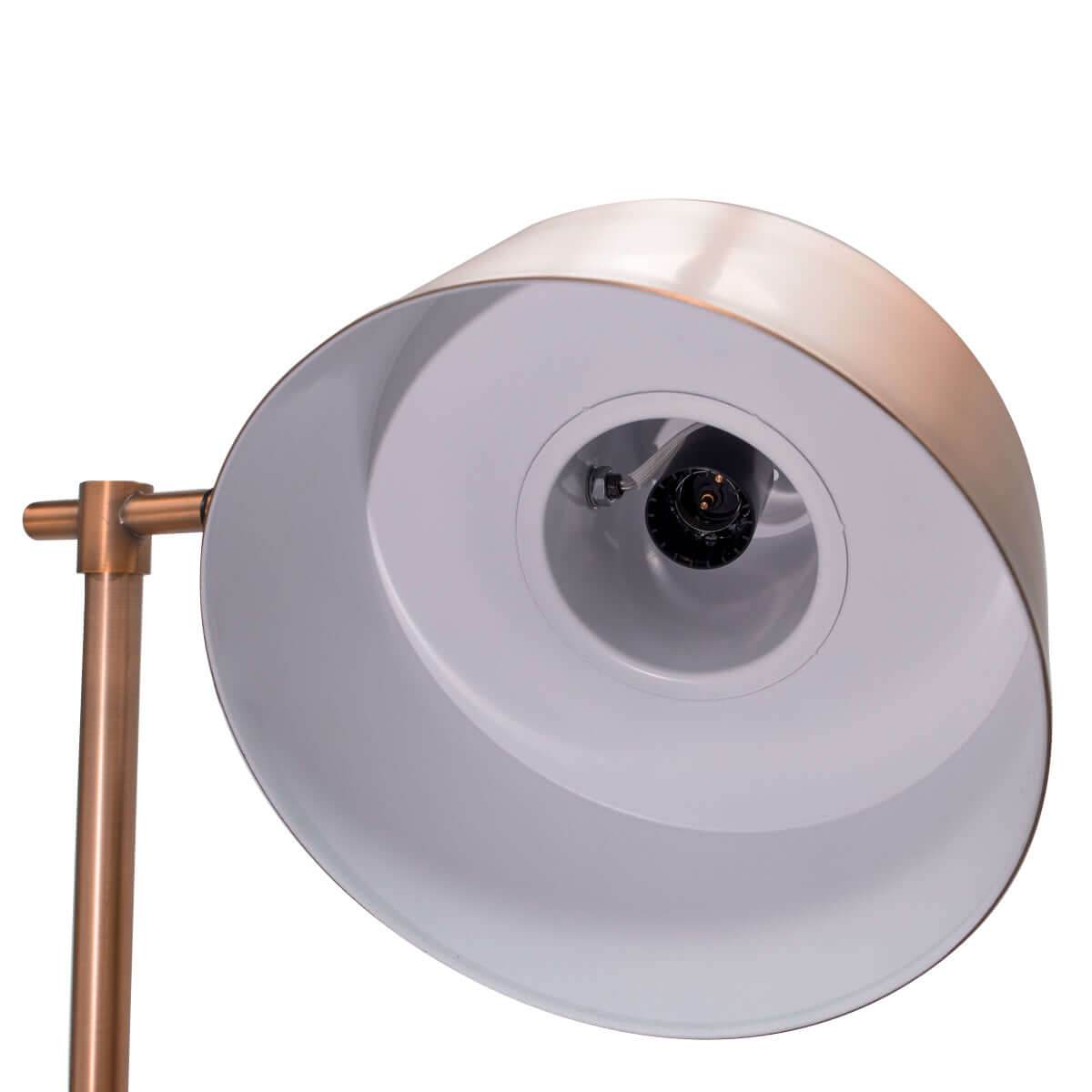 Merlin | Marble Base Floor Lamp Brass - Mirra Interiors