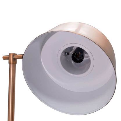 Merlin | Marble Base Floor Lamp Brass - Mirra Interiors