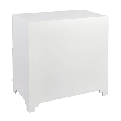 Aegean Key | Bedside Table White - Mirra Interiors