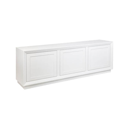 Baltimore | Oak 3 Door Buffet White - Mirra Interiors