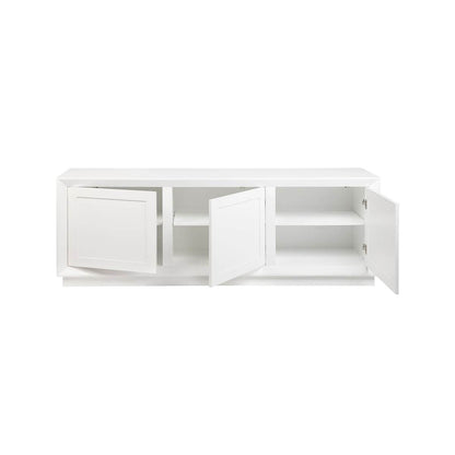 Baltimore | Oak 3 Door Buffet White - Mirra Interiors