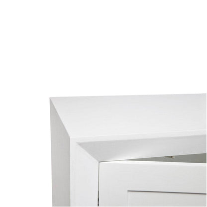 Baltimore | Oak 3 Door Buffet White - Mirra Interiors