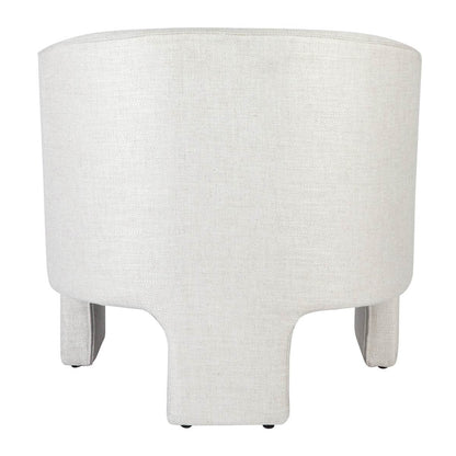 Kendall | Linen Blend Occasional Chair Natural - Mirra Interiors