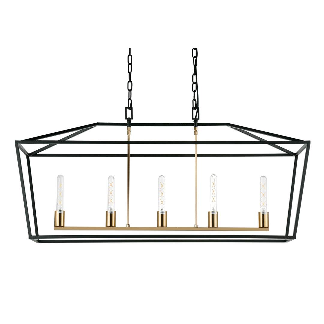 Morissette | Lantern Pendant Black (Large) - Mirra Interiors