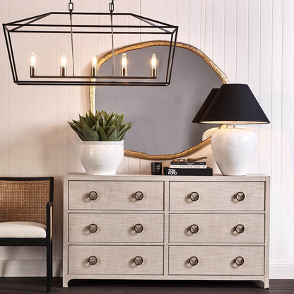 Morissette | Lantern Pendant Black (Large) - Mirra Interiors