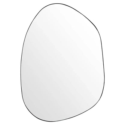 Porter | Pebble Wall Mirror Black (Large) - Mirra Interiors