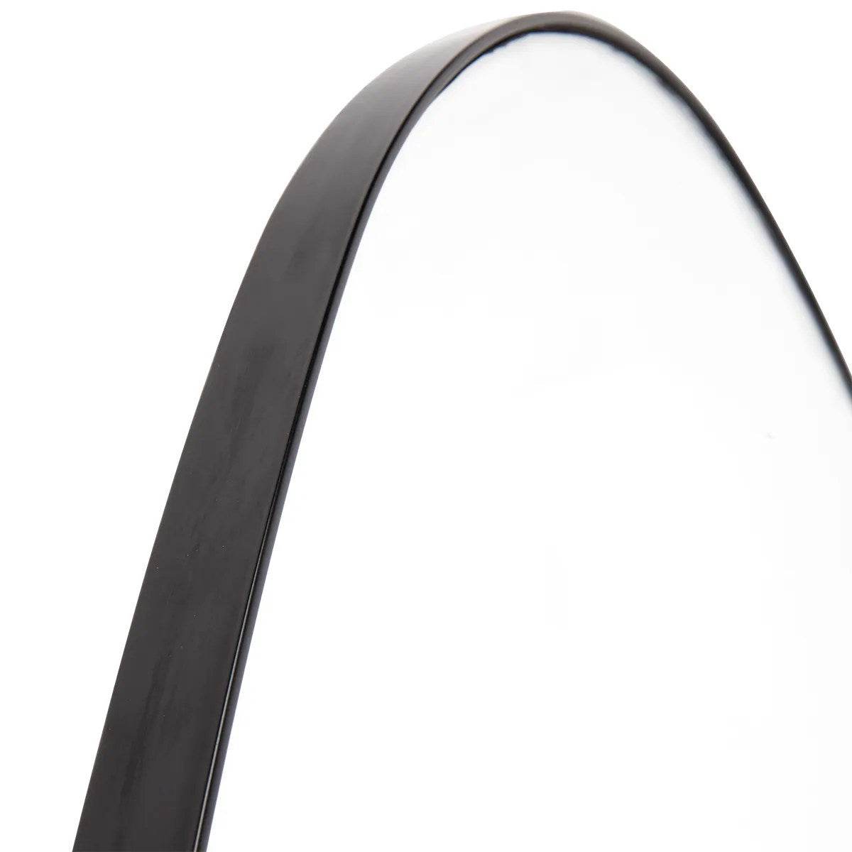 Porter | Pebble Wall Mirror Black (Large) - Mirra Interiors