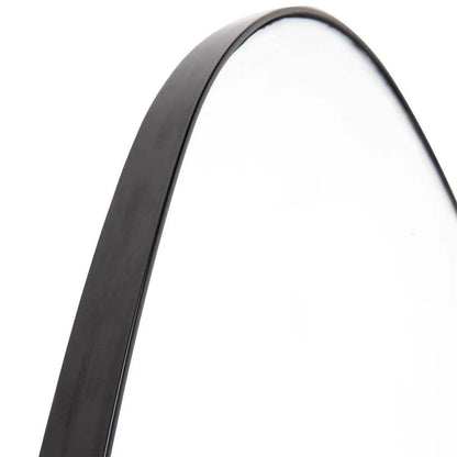 Porter | Pebble Wall Mirror Black (Large) - Mirra Interiors