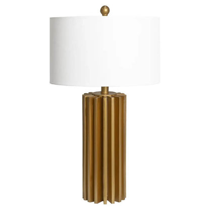 Cooper | Resin Table Lamp Gold - Mirra Interiors