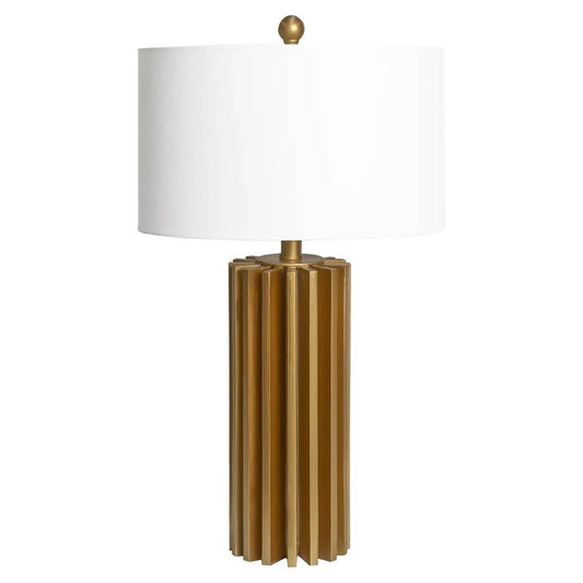 Cooper | Resin Table Lamp Gold - Mirra Interiors