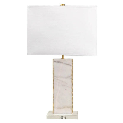 Bowie | Marble Table Lamp White & Gold - Mirra Interiors