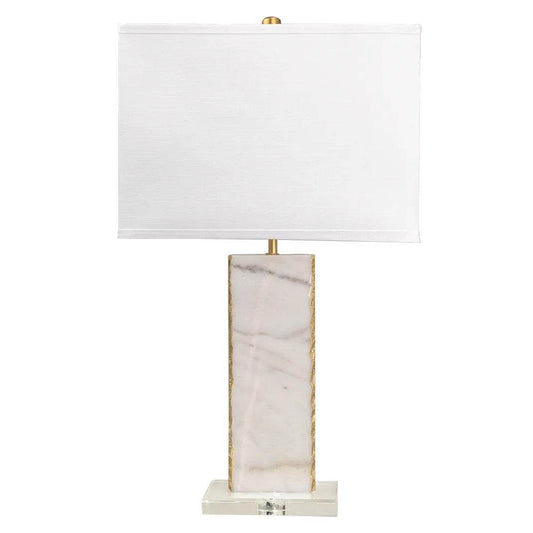 Bowie | Marble Table Lamp White & Gold - Mirra Interiors