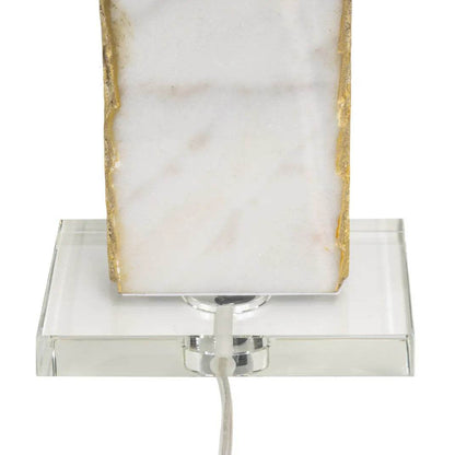 Bowie | Marble Table Lamp White & Gold - Mirra Interiors