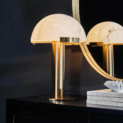 Mabe | Dome Table Lamp Brass - Mirra Interiors