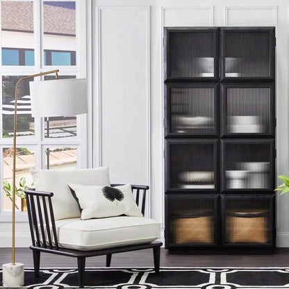 Walker | Brass Rod & Marble Floor Lamp White - Mirra Interiors