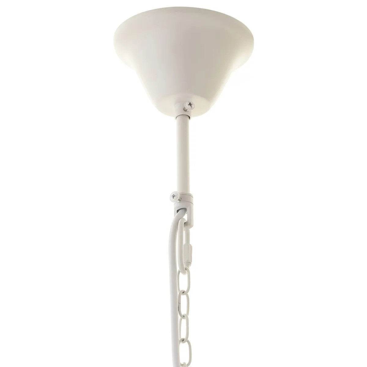 Soleil | Hand Woven Rope Pendant White - Mirra Interiors