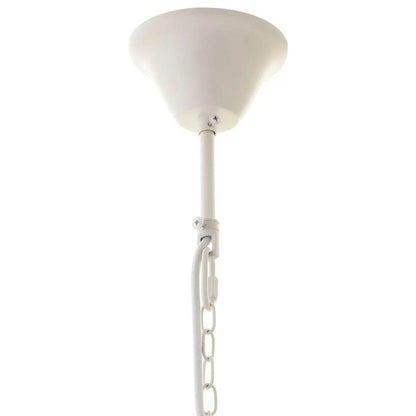 Soleil | Hand Woven Rope Pendant White - Mirra Interiors