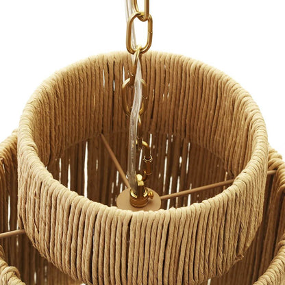Vienna | Rope Pendant Natural (Long) - Mirra Interiors