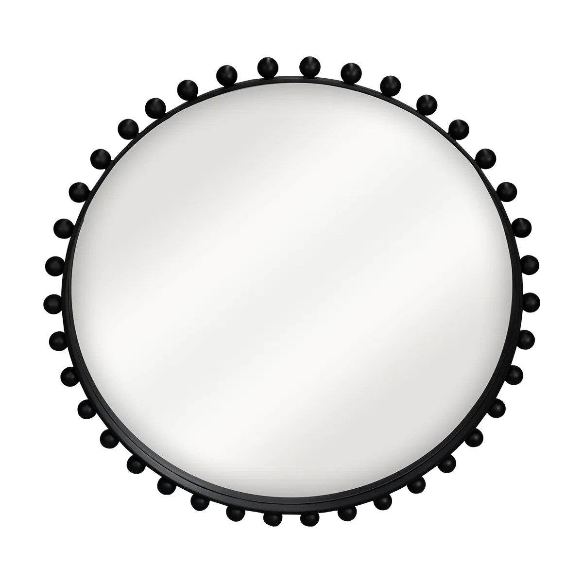 Berkley | Bold Round Wall Mirror Black - Mirra Interiors