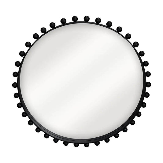 Berkley | Bold Round Wall Mirror Black - Mirra Interiors