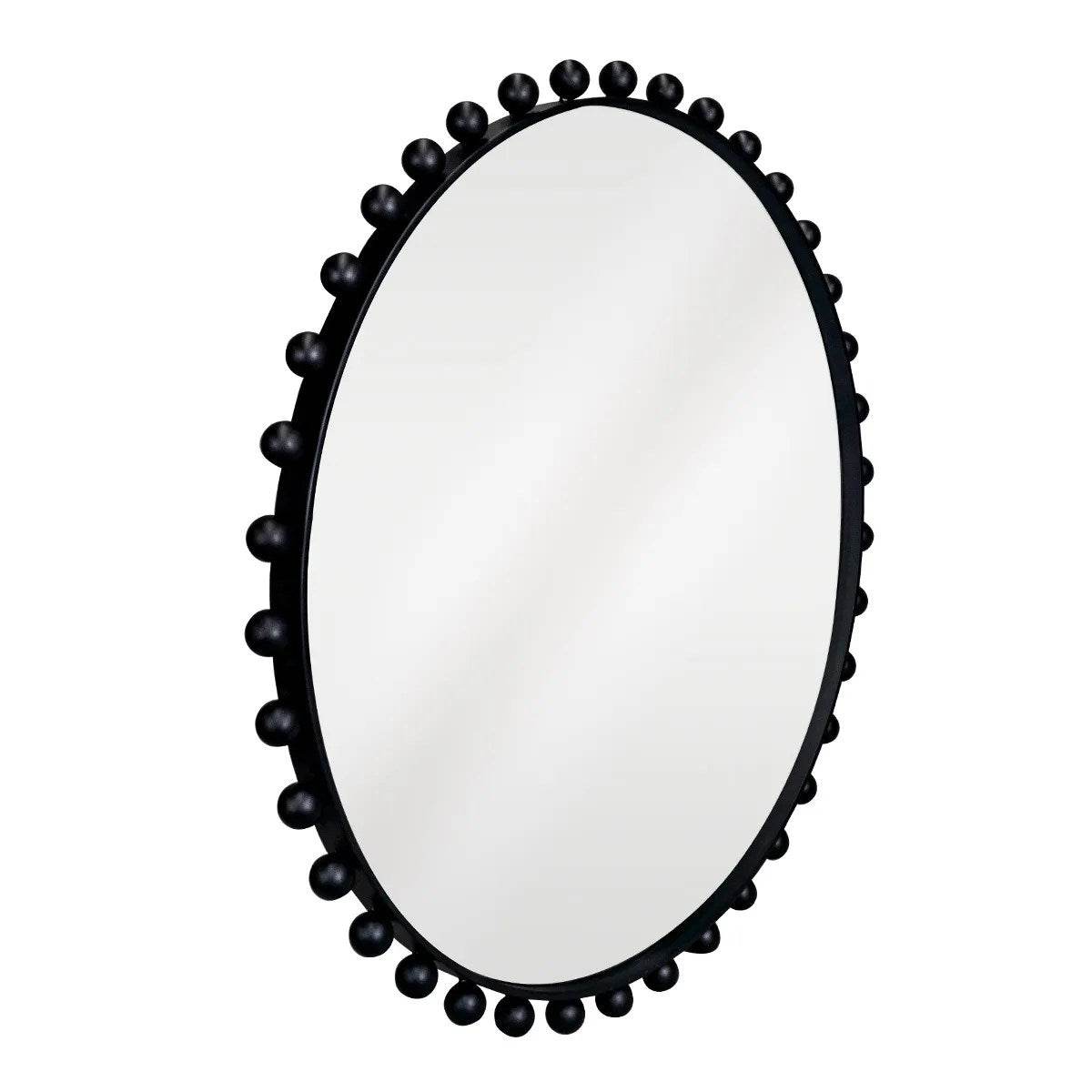 Berkley | Bold Round Wall Mirror Black - Mirra Interiors